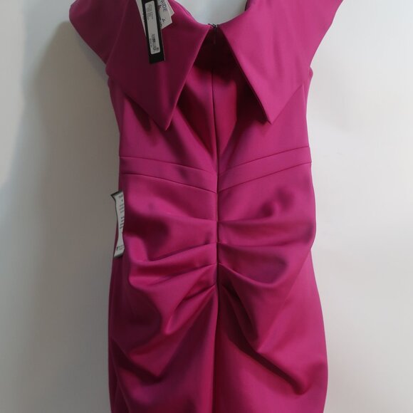 NWT Womens XSCAPE Fuchsia Dress 20W - Picture 7 of 10